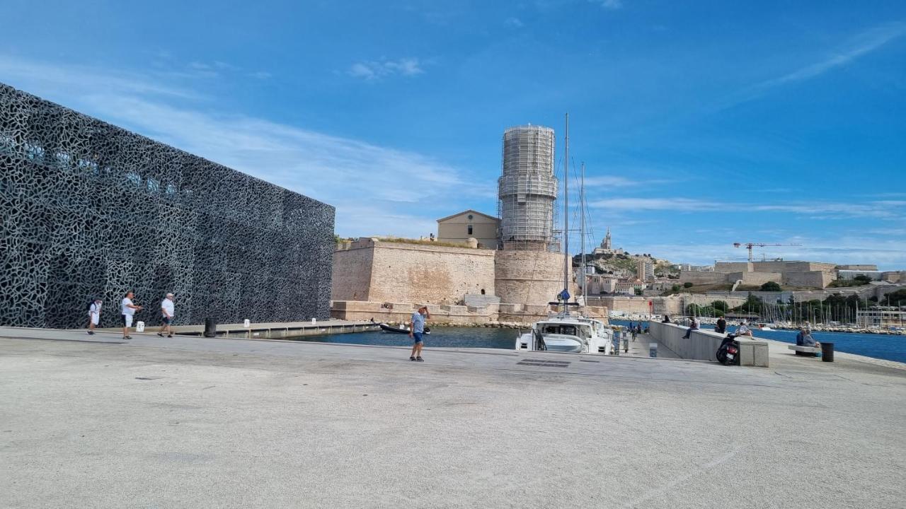 T2 La Joliette Sur Notre Dame Lägenhet Marseille Exteriör bild